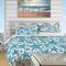 Designart 'Pattern of Blue Starfish' Coastal Bedding Set - Duvet Cover & Shams